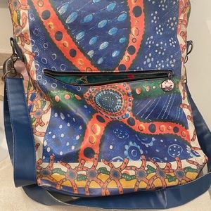 Desigual Leather Messenger Bag